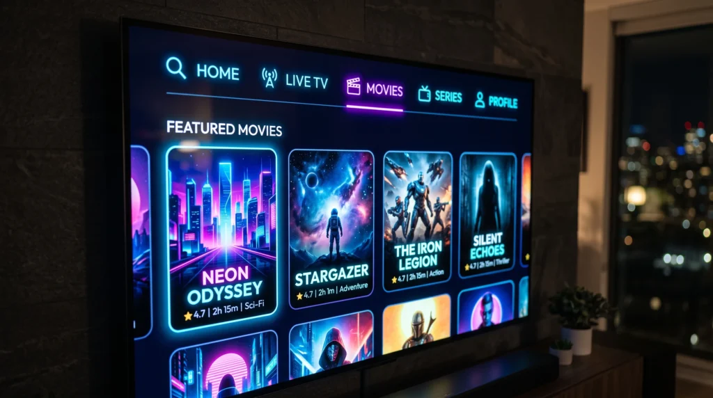 Premium OTT IPTV vivez un streaming fluide sur tous vos appareils 