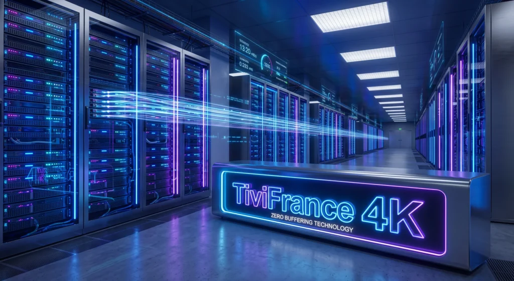 Serveurs haute performance utilisés par TiviFrance4K pour garantir un IPTV sans coupure.
